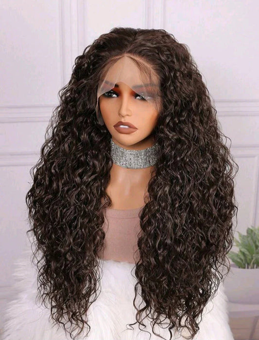 Soft Deep Lace Front Wig(human blend)